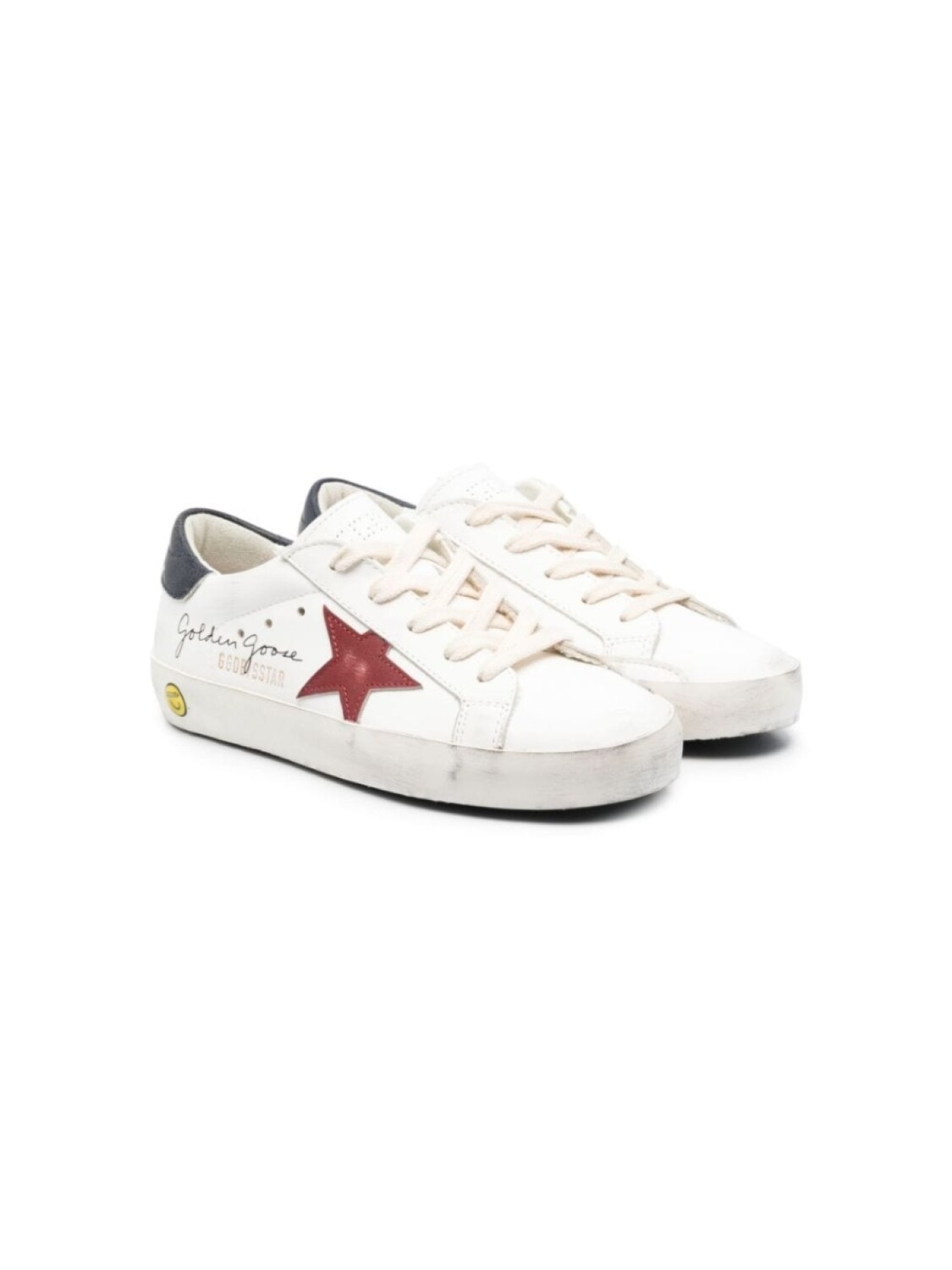

Golden Goose Kids кеды с нашивкой, белый