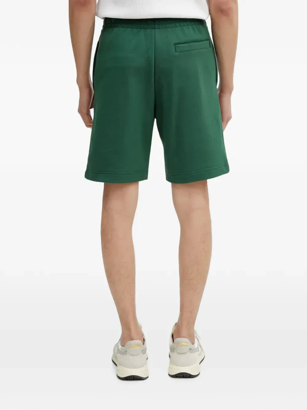 Шорты на кулиске с нашивкой-логотипом Lacoste, зеленый — фото 4