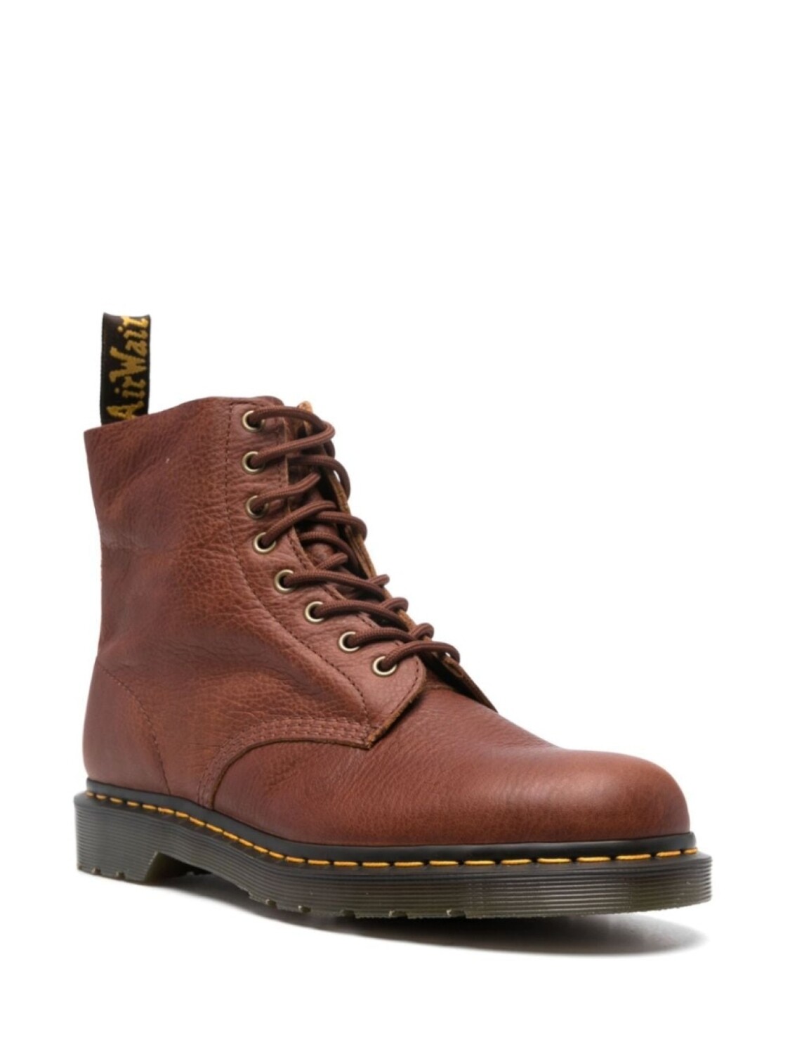 Мужские ботинки Dr. Martens 1460 из зернистой кожи, коричневый — фото 2