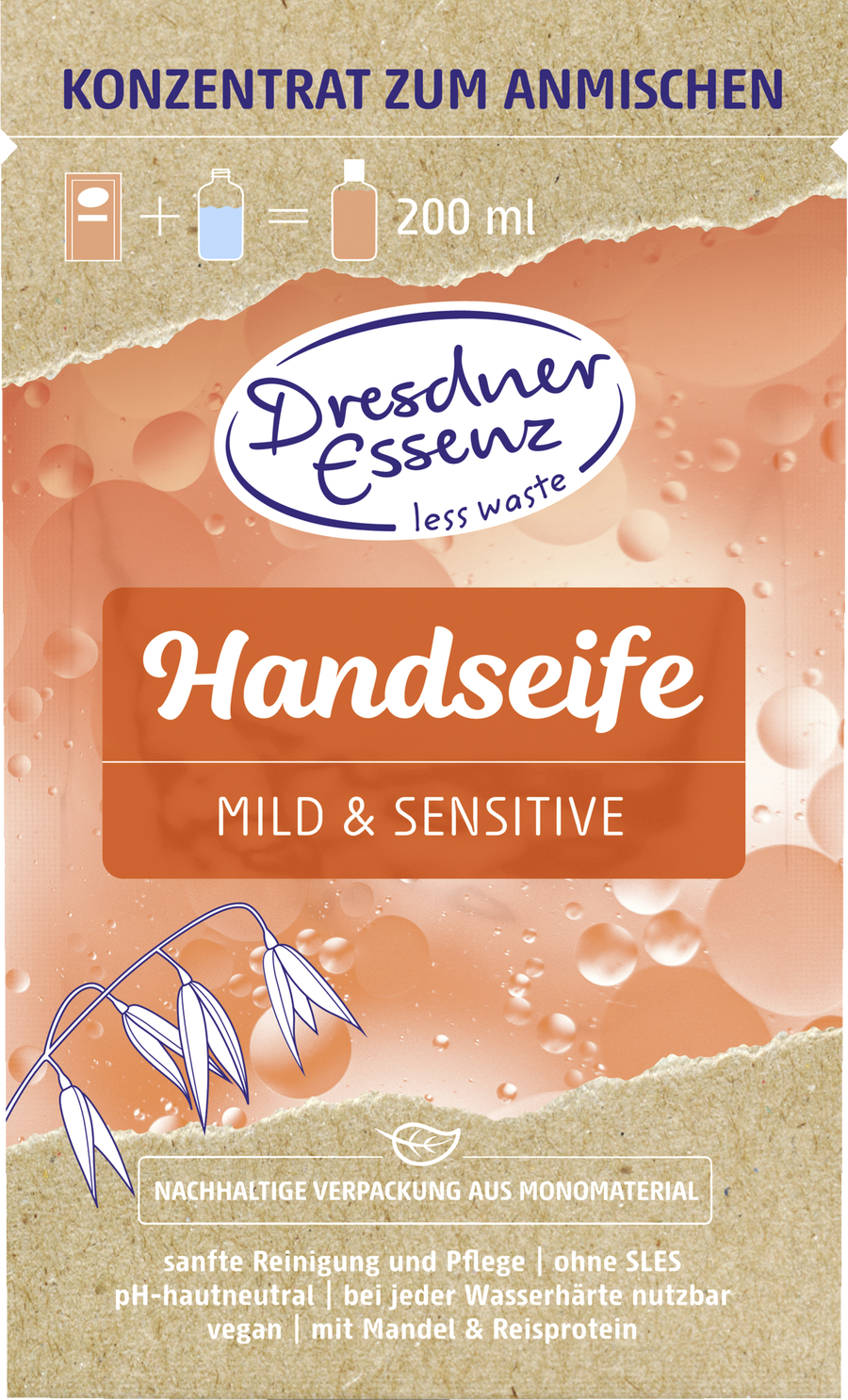 

Жидкое мыло Dresdner Essenz Handseife-Konzentrat Mild & Sensitiv