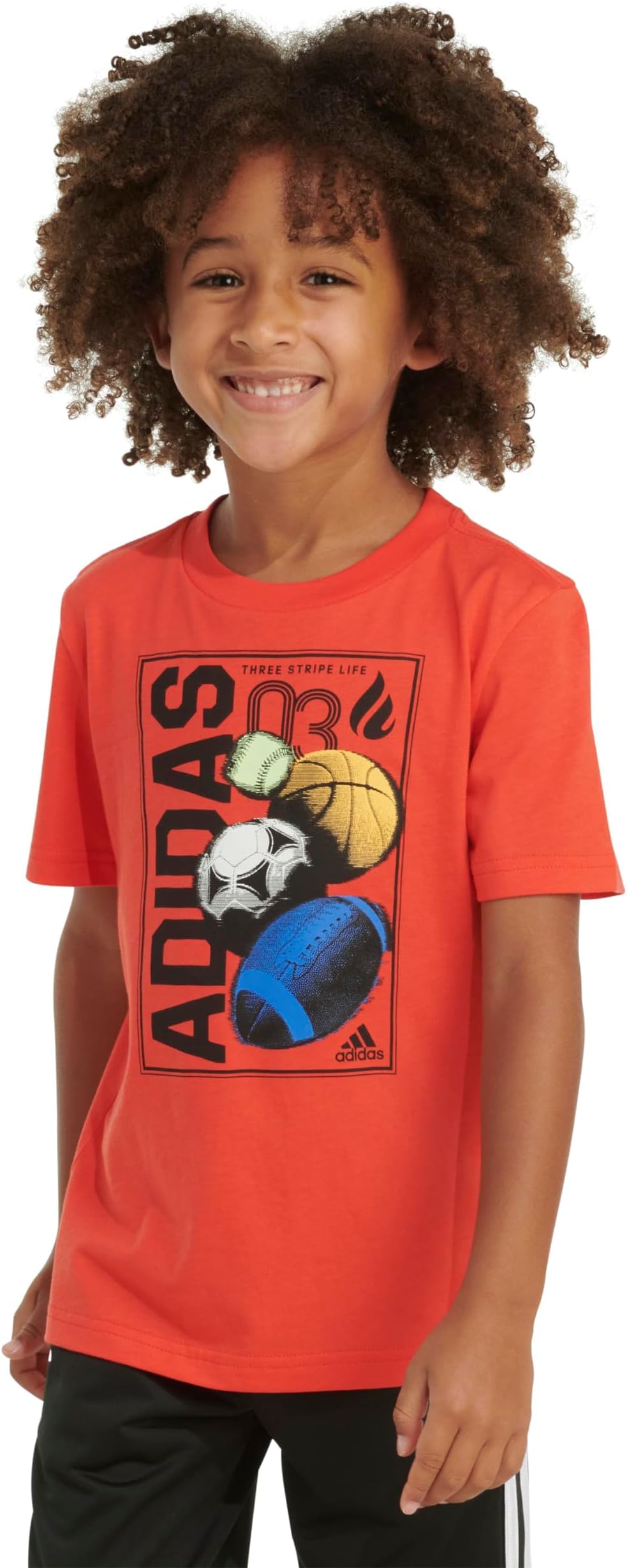 

Футболка adidas Kids SS Global Sport Tee(Toddler/Little Kid), цвет Brt Red