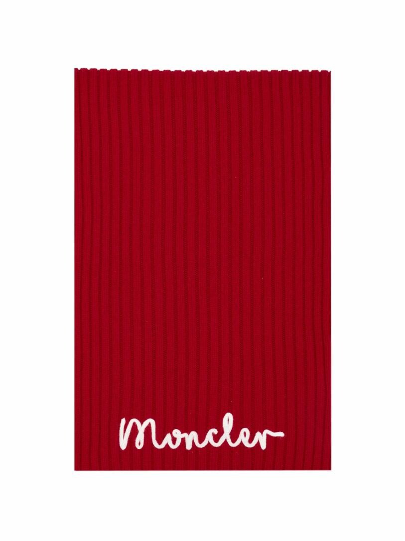 

Шарф Sciarpa Tricot Moncler, красный