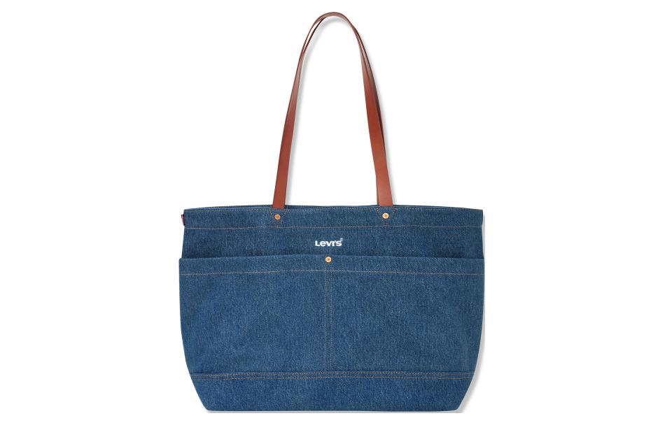 

Levis Сумка Levi's Cotton Handbag Tubas женская джинсовая синяя, Denim Blue