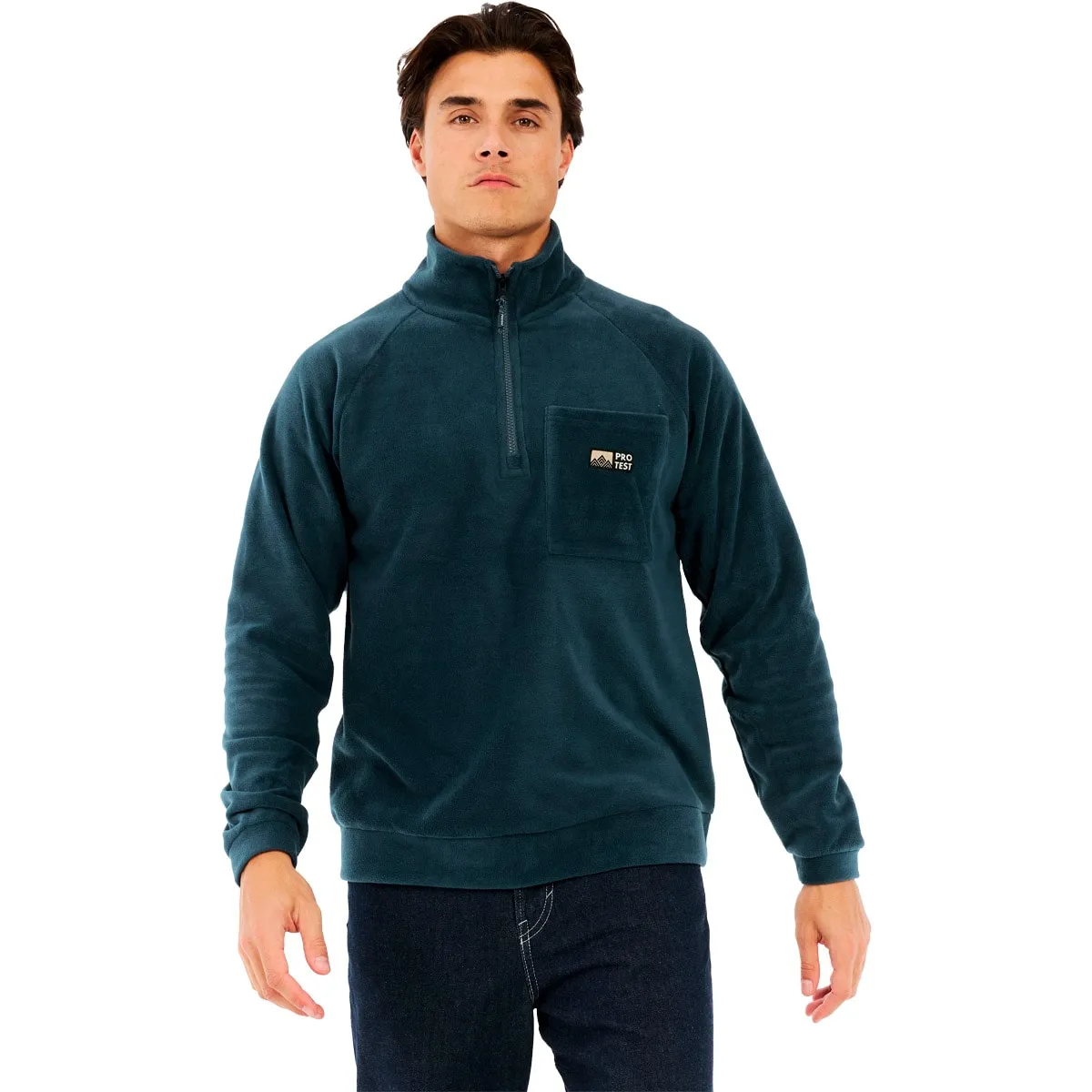 

Мужская флисовая кофта Arax Protest, темно-синий