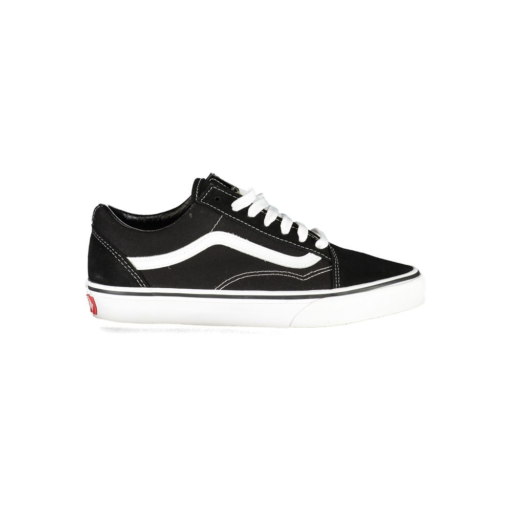 

Черные кожаные мужские кроссовки Vans