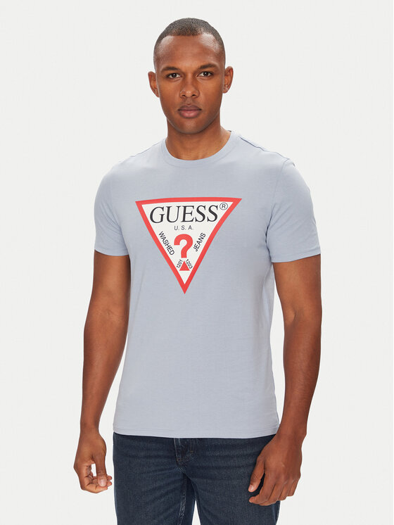 

Облегающая футболка M2YI71 I3Z14 Guess, синий