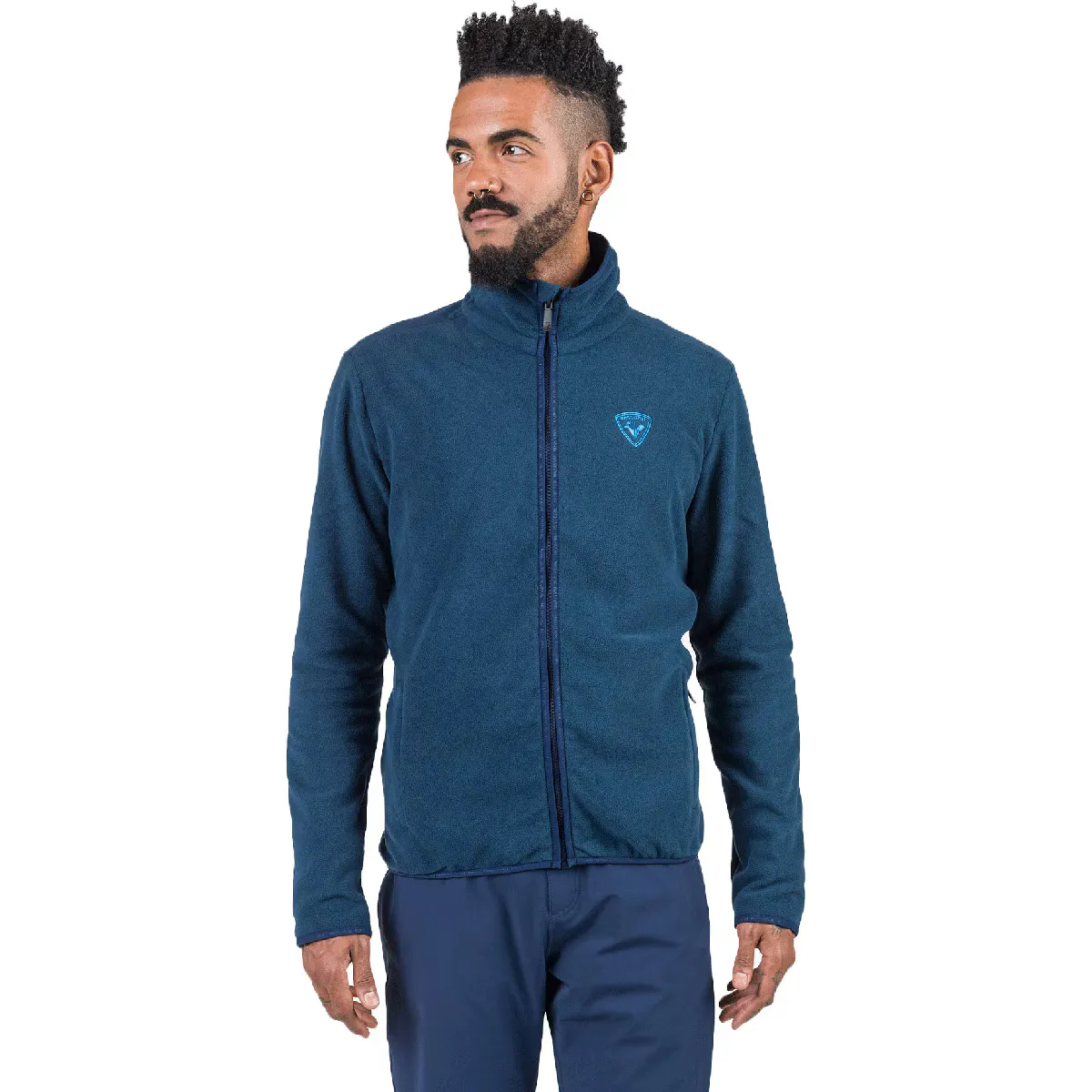 

Мужской флис Rossignol Strawpile Fleece, синий