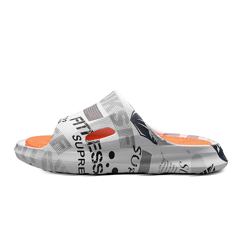 

LONGYING Износостойкие слайдеры унисекс бело-оранжевые, цвет White Orange