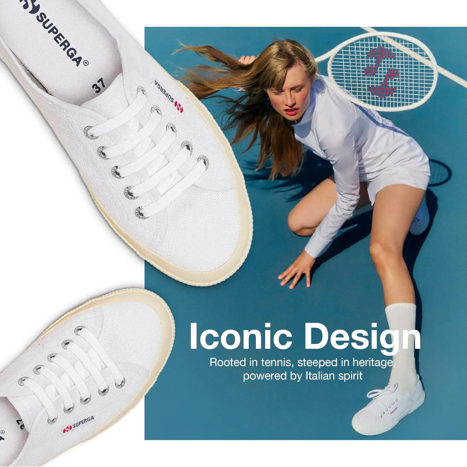 Кроссовки Superga Unisex 2750 Cotu Classic, белый — фото 4