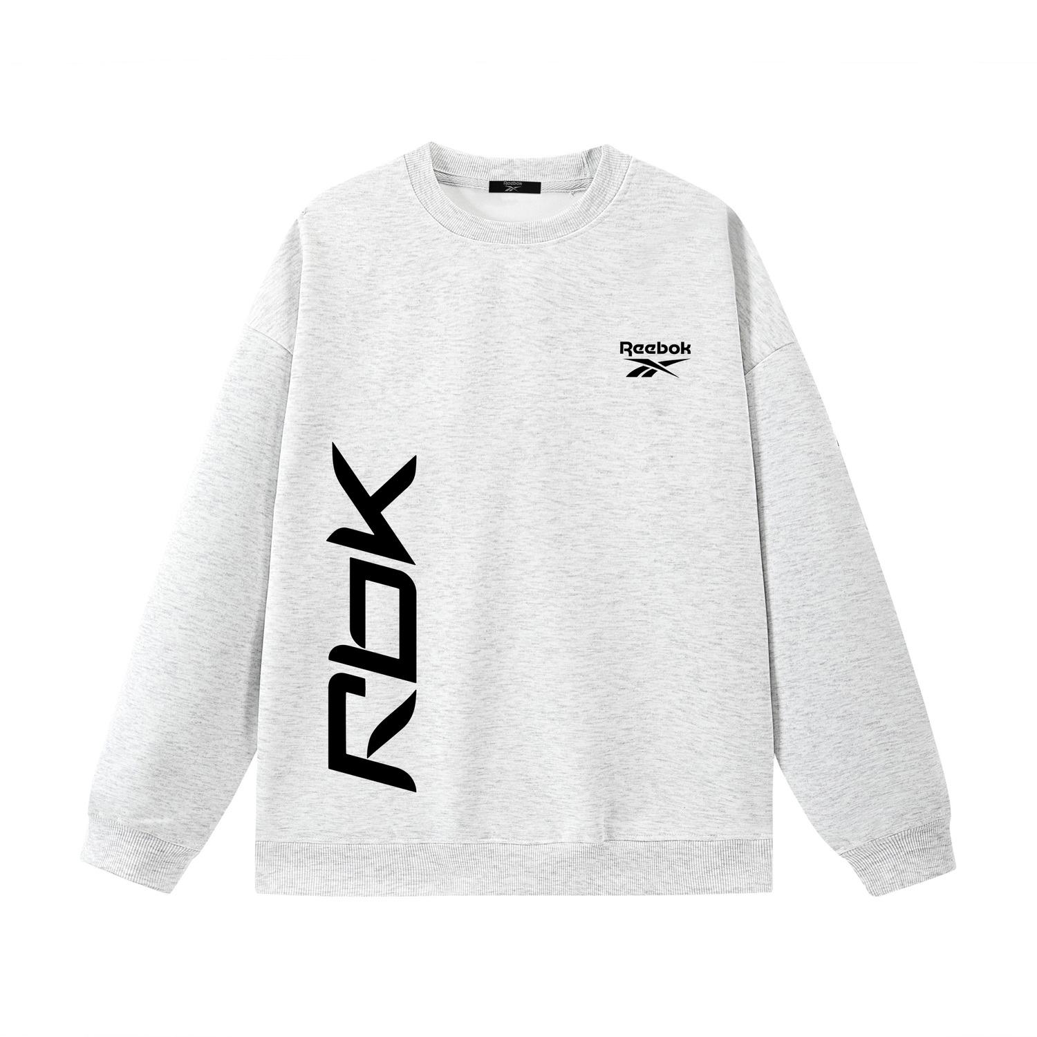 

Свитшот Unisex Crew Neck Moderate Regular Reebok, heather серый