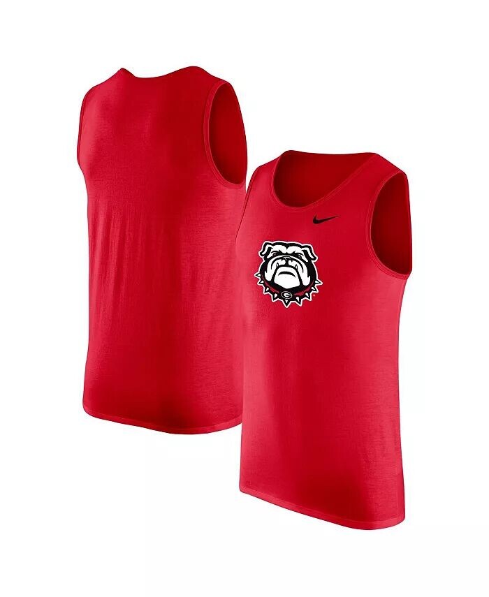

Мужская майка Red Georgia Bulldogs Nike, красный