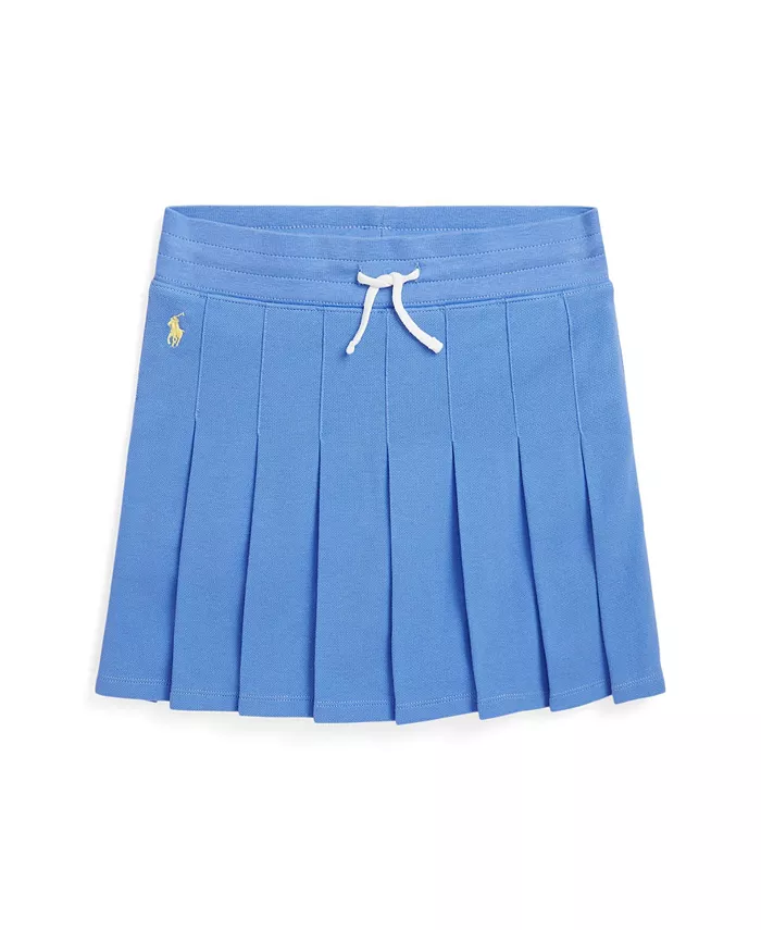 

Юбка-шорты плиссированная из эластичной сетки Big Girls Polo Ralph Lauren, мультиколор