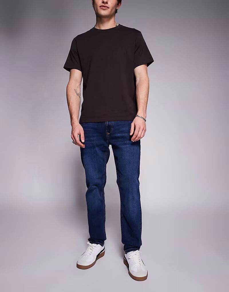 

Джинсы River Island slim fit темно-синего цвета