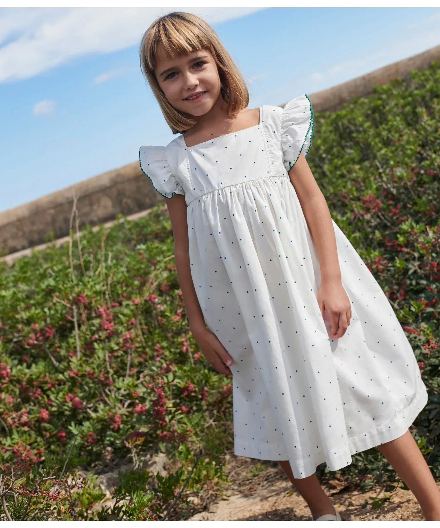 Детское платье Petit Bateau