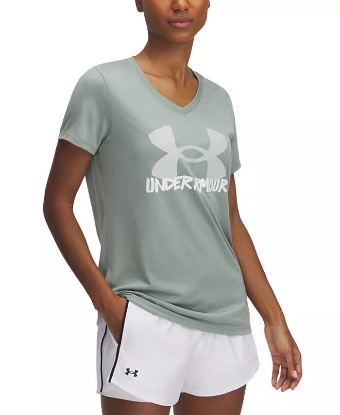 

Женская футболка UA Tech Marker с коротким рукавом Under Armour, зеленый