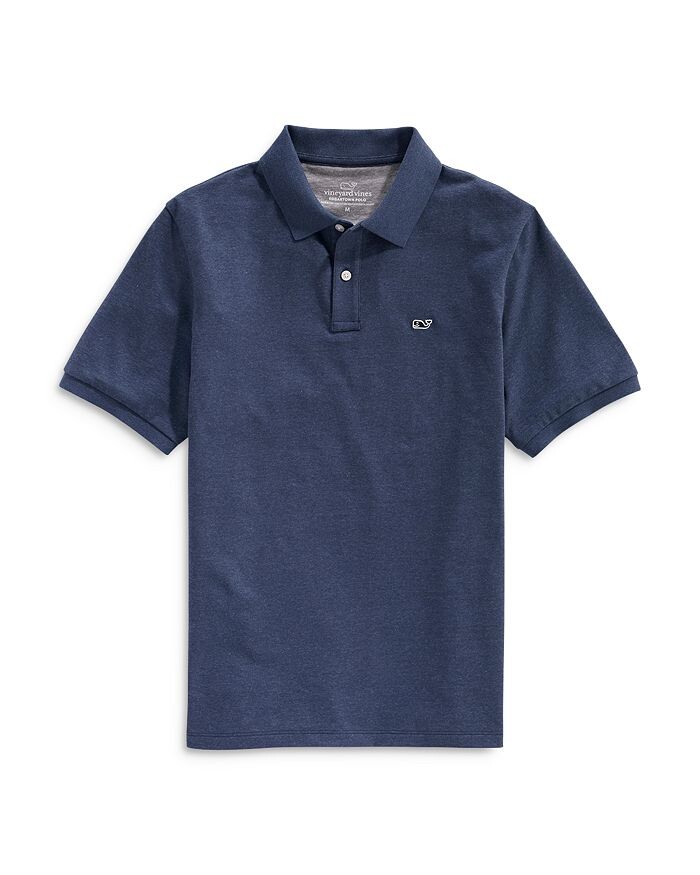 

Рубашка-поло классического кроя Vineyard Vines Edgartown из пике, синий