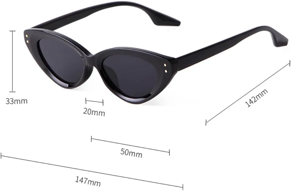 

Ретро коричнево-зеленые солнцезащитные очки для женщин, винтажные очки «кошачий глаз» для мужчин, солнцезащитные очки с защитой от УФ-излучения UV400 HHZZYVY, 4