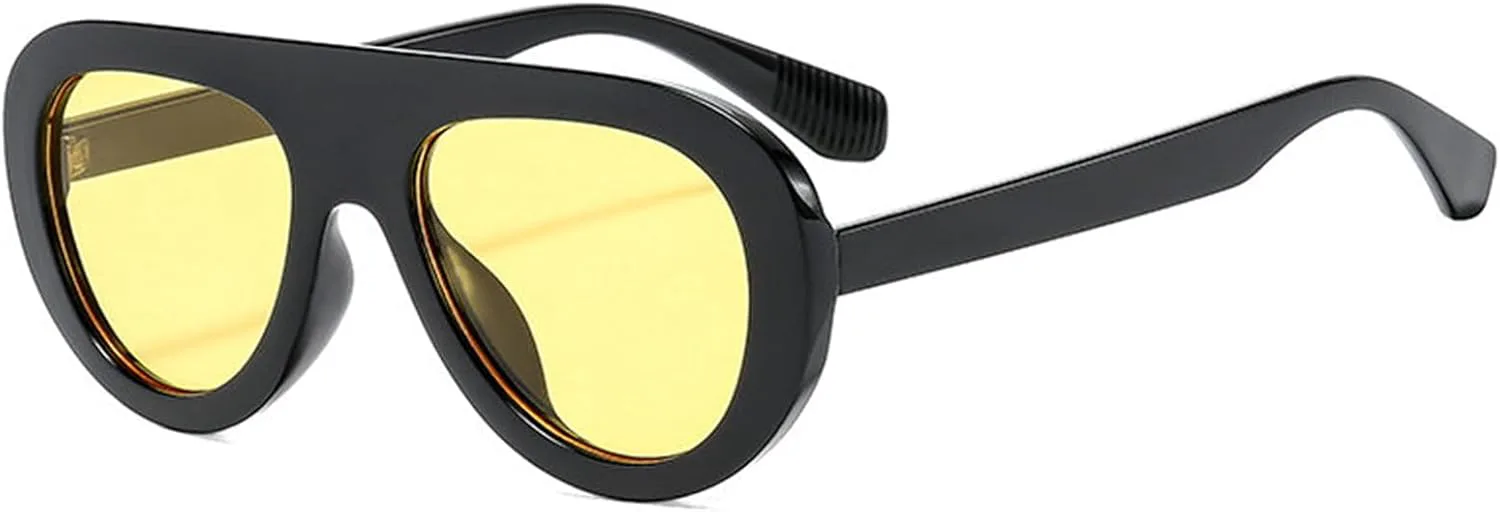 

Солнцезащитные очки Helena Retro Square для женщин, модные градиентные очки с защитой от УФ-излучения UV400 для мужчин, панк-очки, сине-зеленые очки-пилот, C2