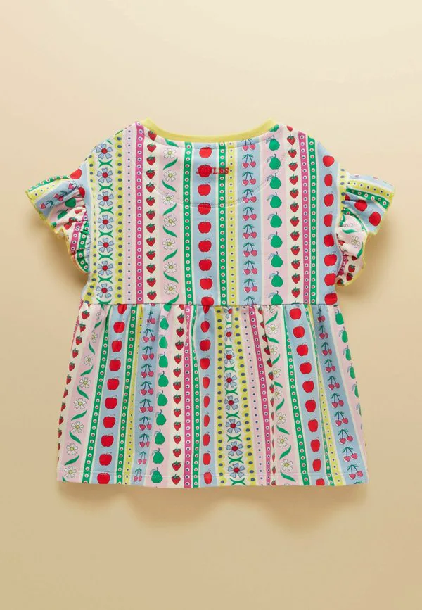 Футболка harper с коротким рукавом и принтом, стандартного кроя. Joules, Fruit Stripe — фото 2