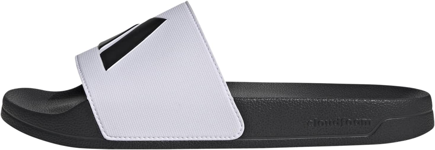 

Сланцы для душа adidas Adilette для взрослых унисекс, белый/черный