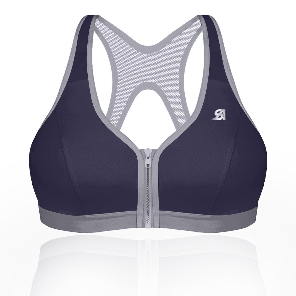 

Бюстгальтер Shock Absorber Active Zipped High Impact Plunge, синий