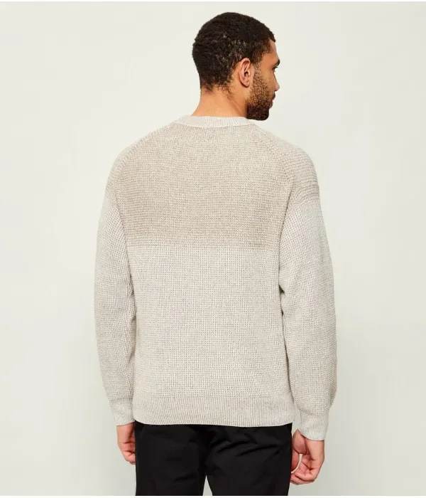 Свитер Картни regular fit Boss Orange, бежевый — фото 3
