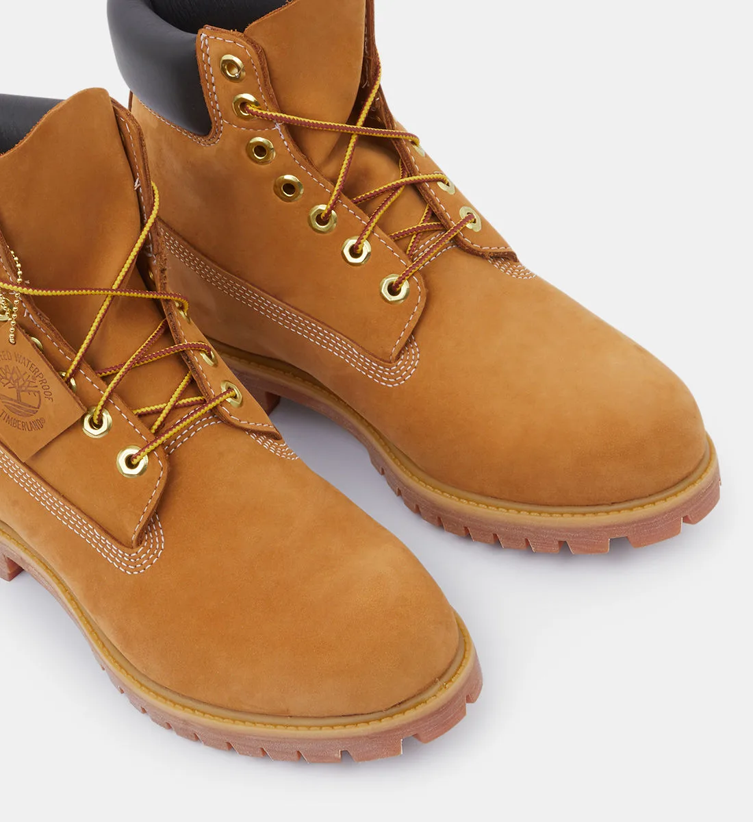 Иконические ботинки Timberland Premium из нубука, желтый — фото 4