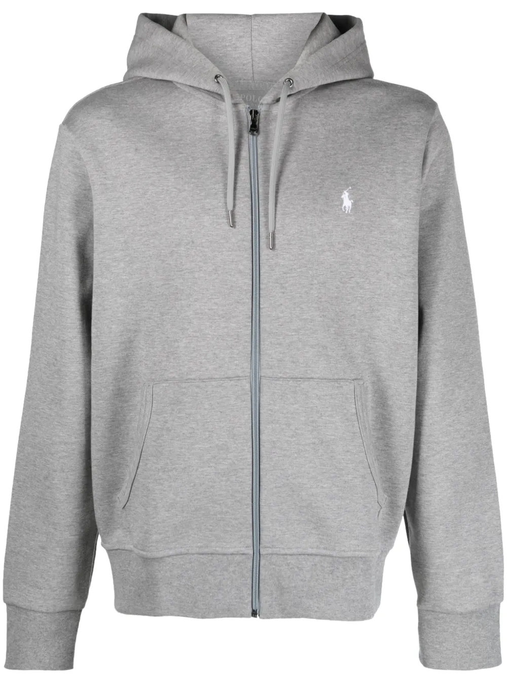 

Худи на молнии с логотипом Polo Pony POLO RALPH LAUREN, серый