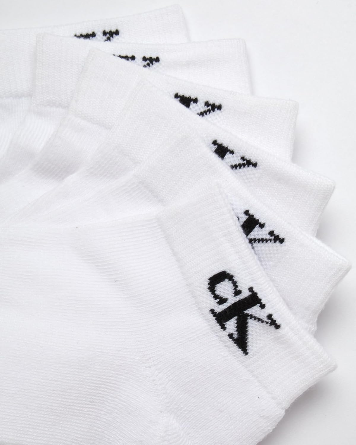 Женские носки Calvin Klein Quarter Socks - 12 пар носков до щиколотки с мягкой подошвой для женщин, для занятий спортом и бега (размеры: 4-10), White — фото 4