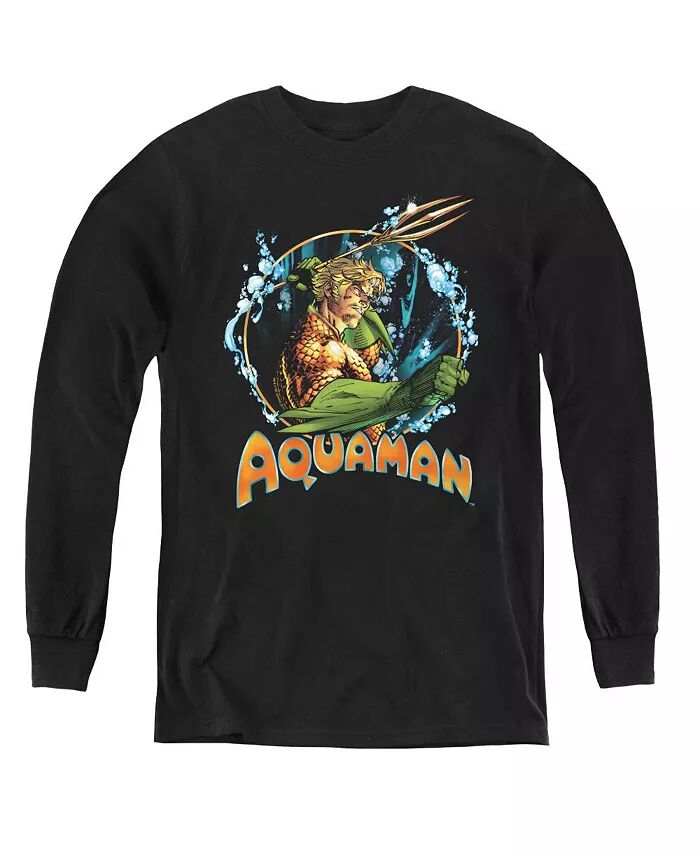 

Свитшот с длинным рукавом Boys of America Youth Ruler Of The Seas Justice League, черный