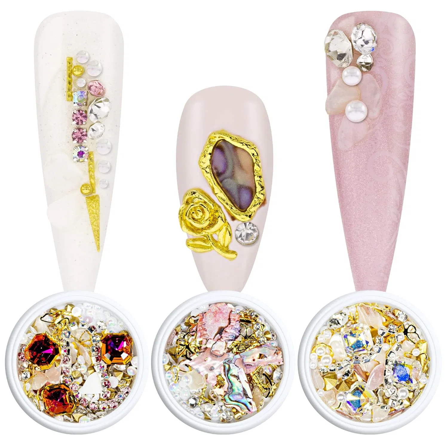 Набор для дизайна ногтей BlingBling Glamour Mix Set ‎Nd24 Naildesign