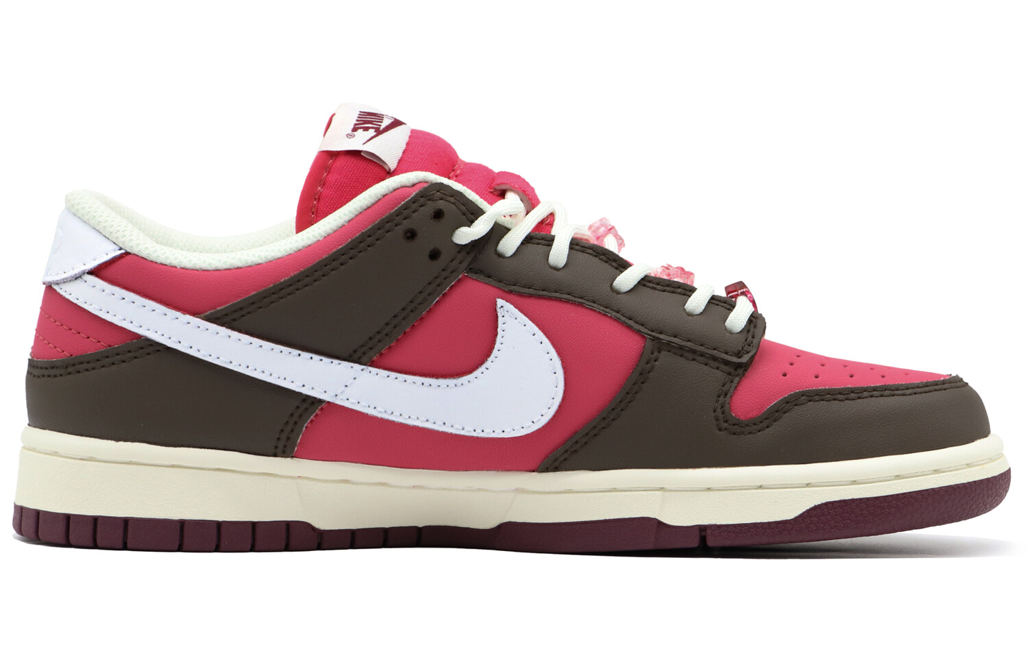 

Кроссовки Nike Dunk Skateboarding Shoes Women's Low-top Red/brown, цвет Coffee