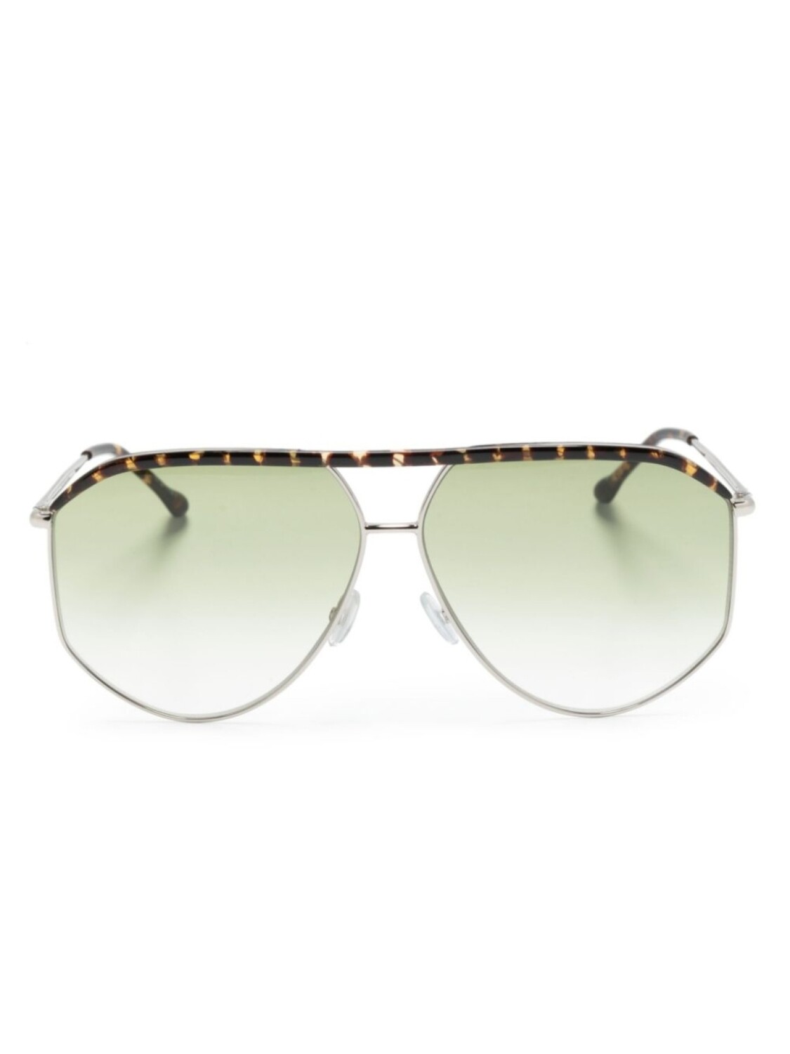 

Isabel Marant Eyewear солнцезащитные очки в массивной оправе, серебряный