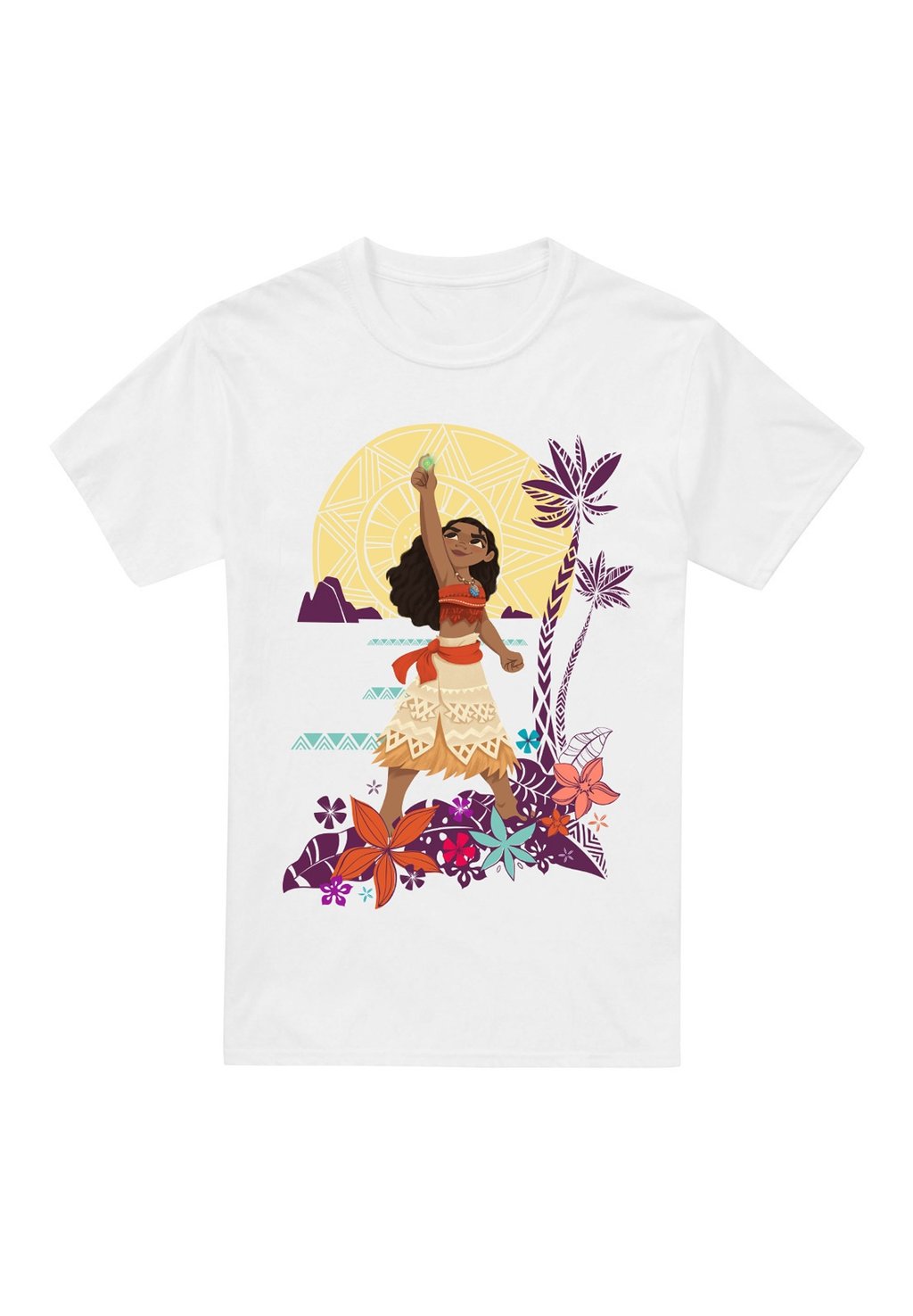 

Футболка с принтом MOANA HEART SUNSET Disney, белый