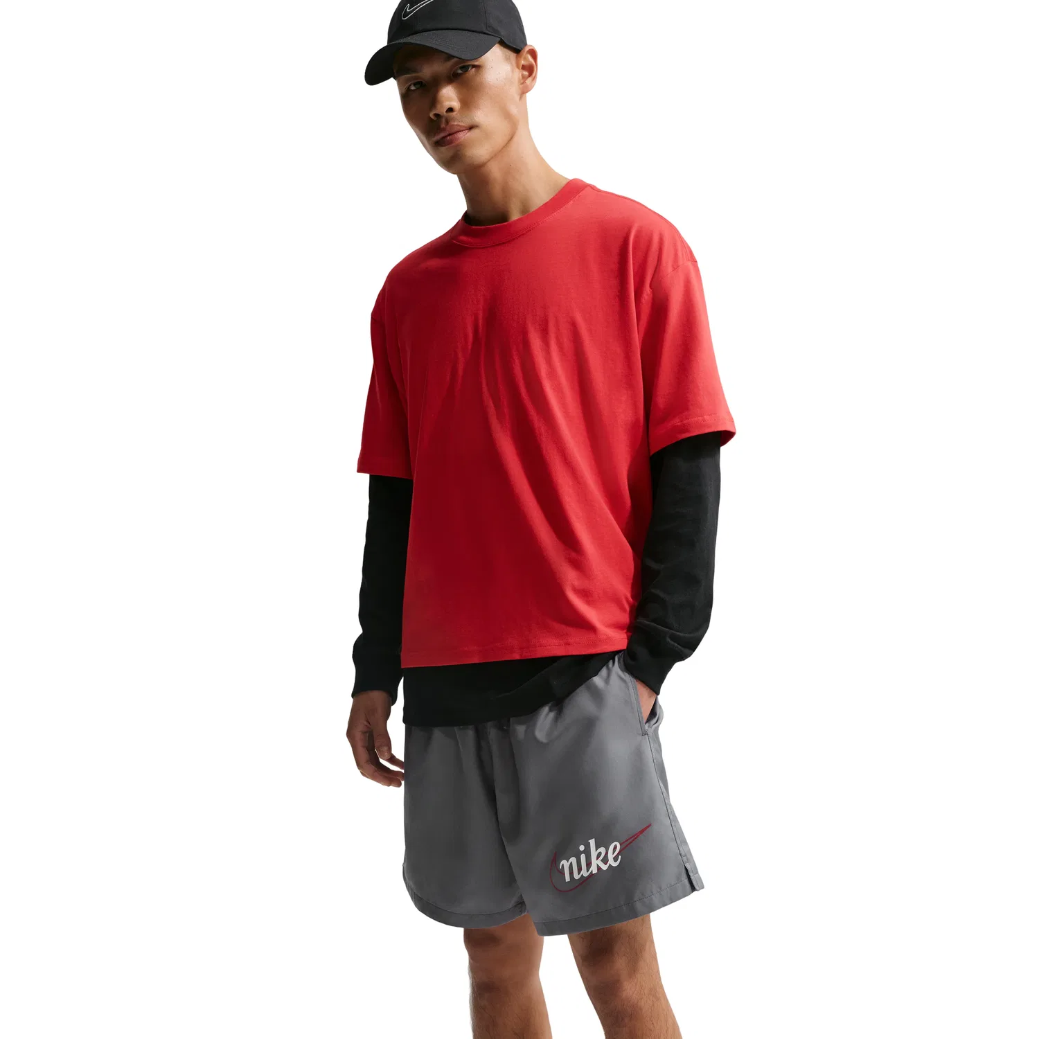 Шорты Nike Sportswear Club Shorts 'Smoke Grey' IF0775-084, серый — фото 4