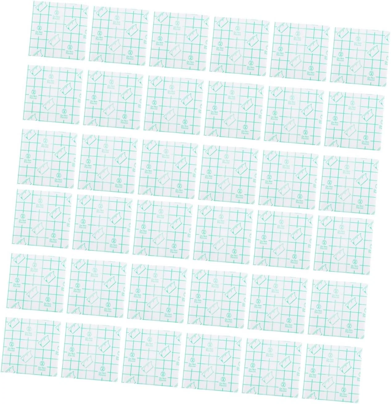 Палетка для макияжа Mikinona 100 штук, белый, 7x7 см
