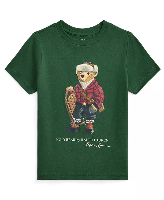 

Мальчики 2-7 лет Polo Bear водолазка Polo Ralph Lauren, зеленый
