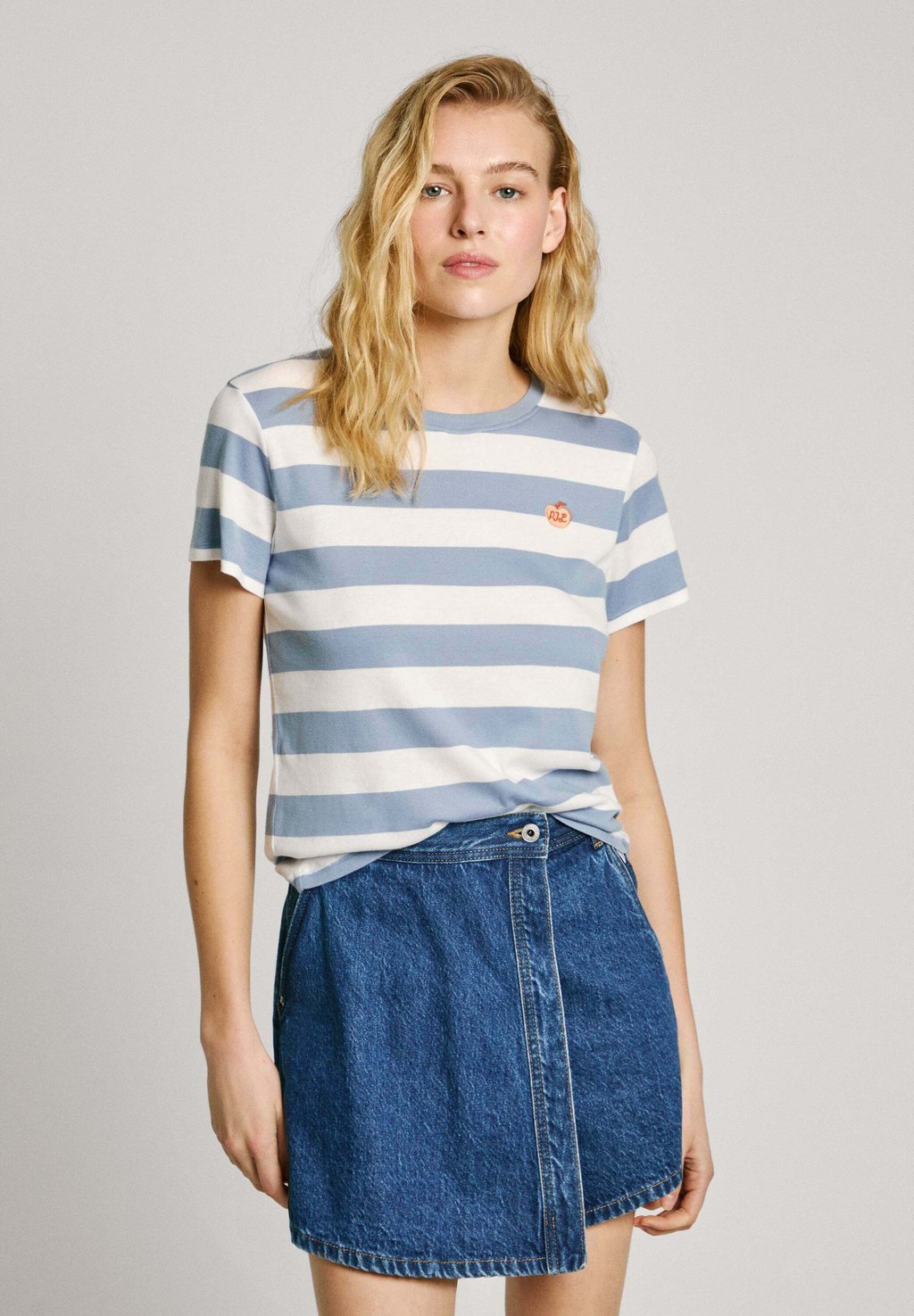 

Футболка с принтом JINX Pepe Jeans, синий