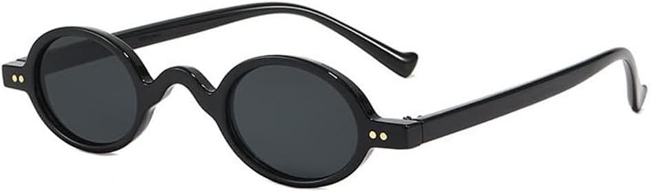 

Женские солнцезащитные очки круглой формы, винтажные, с заклепками; Мужские солнцезащитные очки, овальные, с защитой от УФ-излучения UV400; Женские солнцезащитные очки VFDHN, 3