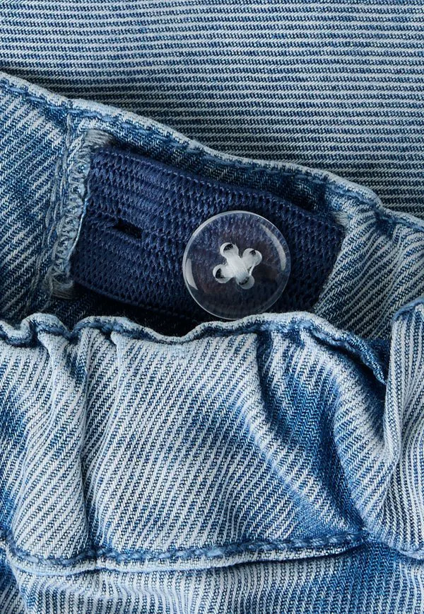 Джинсы nbfprose с зауженным кроем и выемкой в форме буквы r Name It, Medium Blue Denim — фото 3