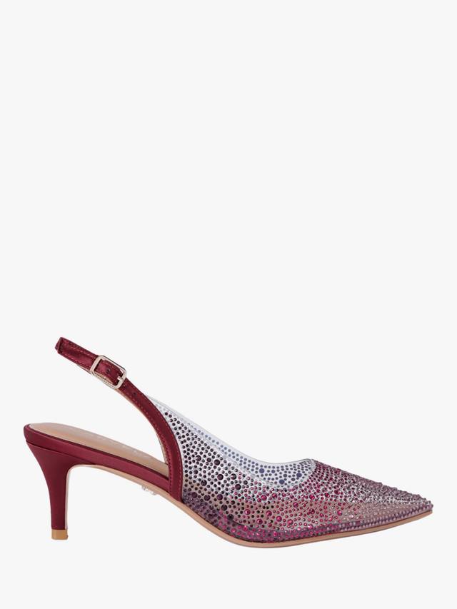 Positano Low Vinyl украшенные стразами туфли-лодочки Carvela, Wine