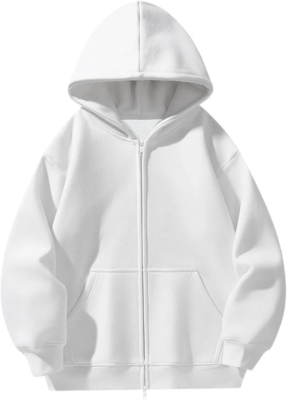 

Мужская худи с двусторонней молнией, свободный крой, легкая