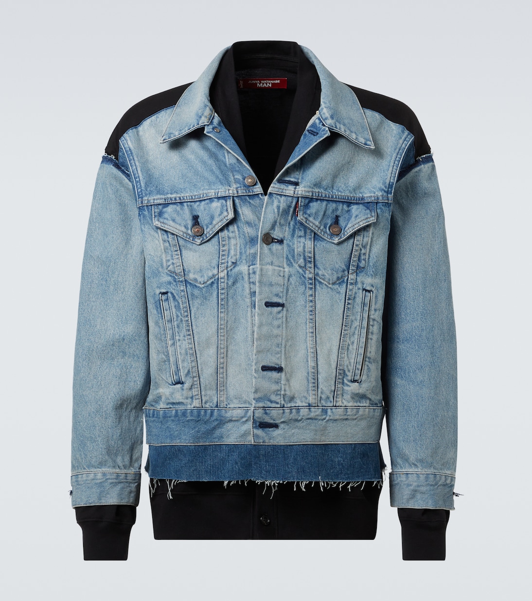 

джерси и джинсовая куртка Levi's Junya Watanabe, Indigo Blue