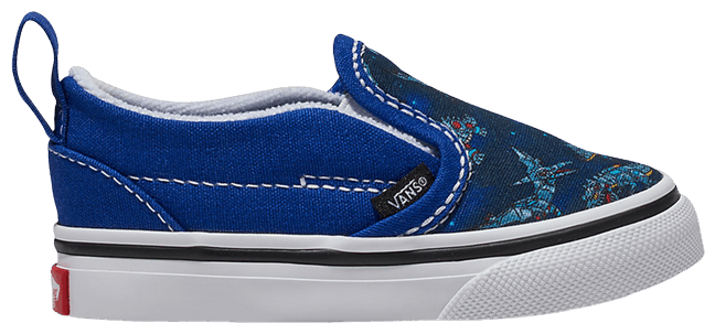 

Кроссовки Vans Slip-On V Toddler 'Robotic Dino', синий