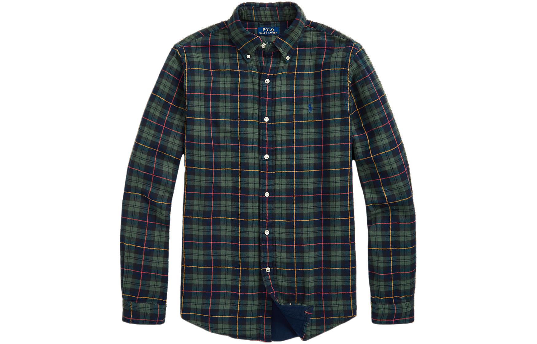 

Polo Ralph Lauren Зеленая мужская рубашка