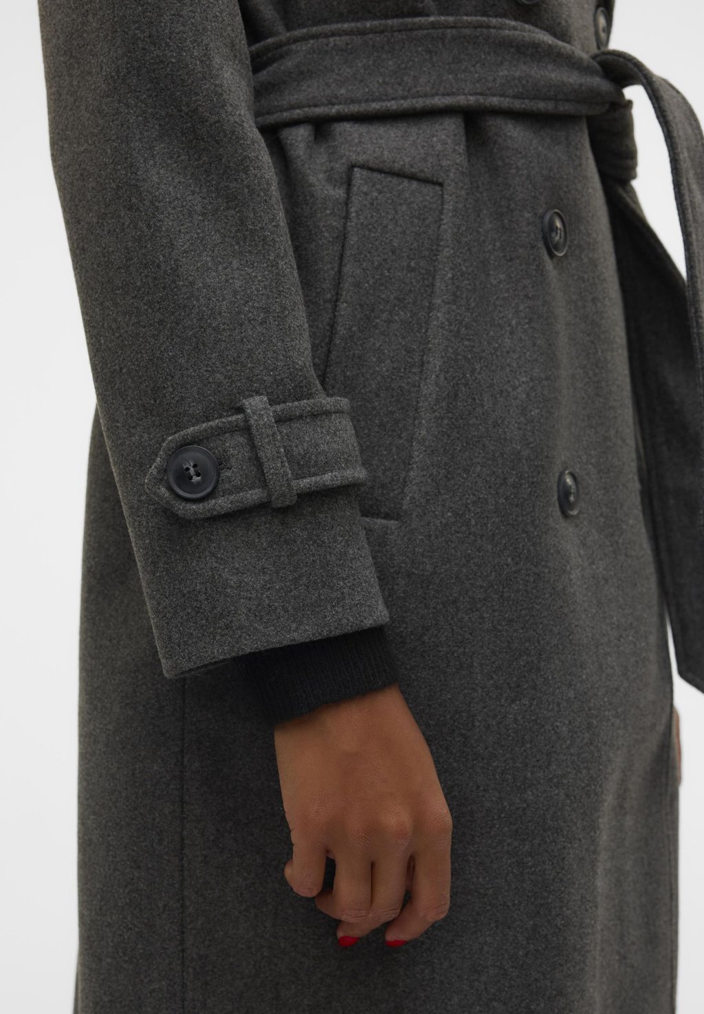 

Тренчкот VMFORTUNEVEGA Vero Moda, серый