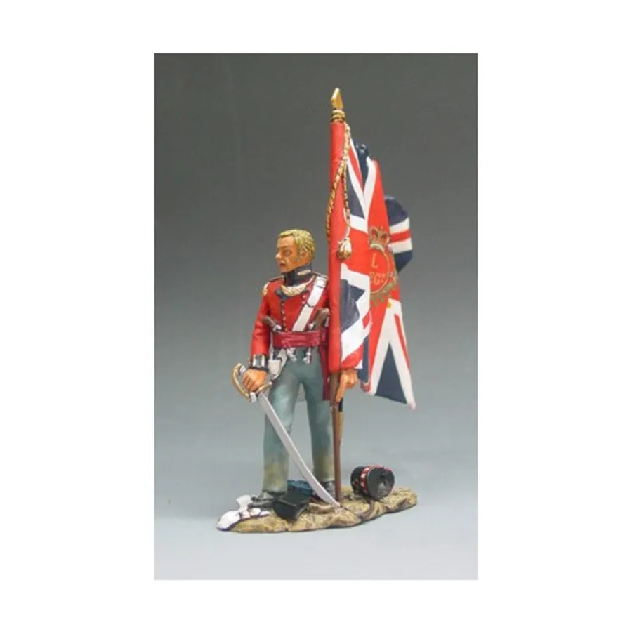 

Британец - офицер с флагом, Age of Napoleon - British (King & Country)