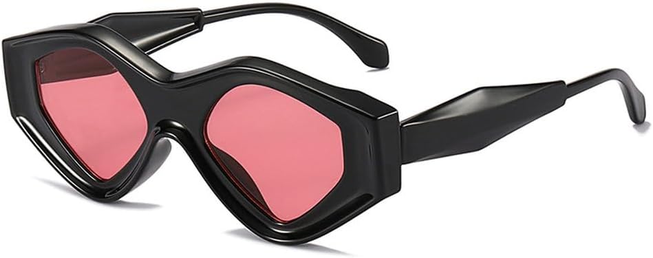 

Женские солнцезащитные очки «кошачий глаз» с выразительным дизайном, винтажные, для активного отдыха и путешествий, с защитой от УФ-излучения UV400 TKKTLLT, Black Pink