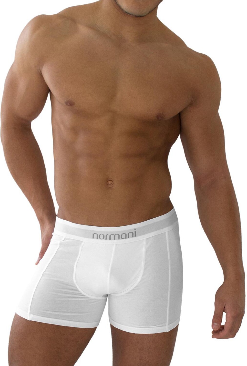 

Боксеры normani 6 Stück s einfarbig aus Modal und Baumwolle, белый