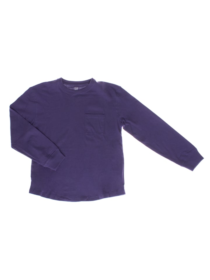 

Рубашка с длинным рукавом GAP, фиолетовый